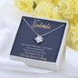 To My Soulmate - I Love You - Love Knot Necklace