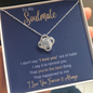 To My Soulmate - I Love You - Love Knot Necklace