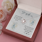 To My Wife - I Fell In Love With Who You Are - Love Knot Necklace