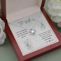 To My Wife - I Fell In Love With Who You Are - Love Knot Necklace