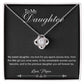 To My Daughter - My Sweet Daughter - Love Knot Necklace